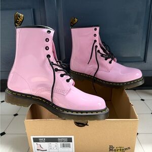 Dr. Martens Pink Combat Boots